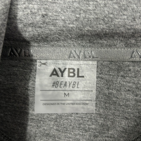AYBL NWT Men's performance lightweight Gray Hoodie medium - Picture 4 of 9